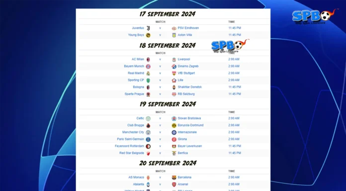 jadwal liga champions malam ini